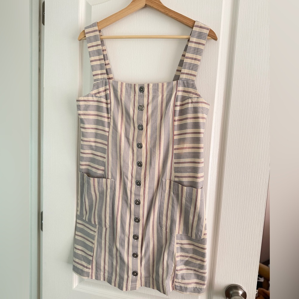 NWT L space Catalina dress. Size Large. Muted stripe.